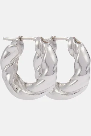 Loewe Twisted sterling hoop earrings