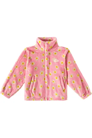 Tiny Cottons Daisies fleece jacket