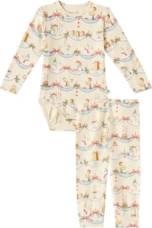 Konges Sløjd Baby cotton-blend bodysuit and sweatpants set