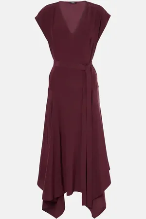 Joseph Goodman silk crÃªpe de chine midi dress