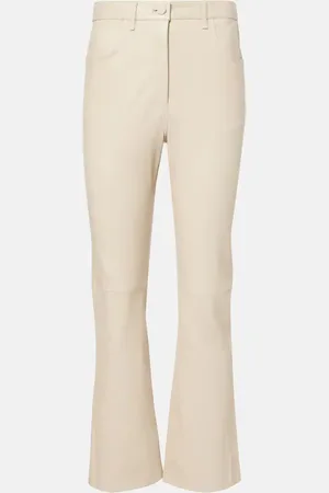 Joseph Duke leather cropped slim pants