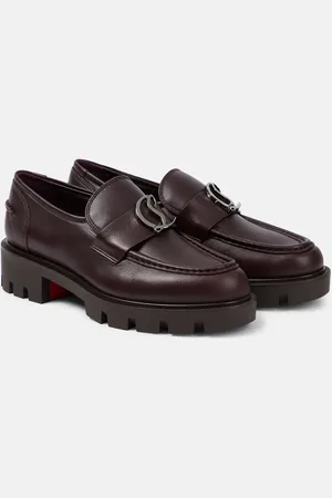 Christian Louboutin CL Moc Lug leather loafers