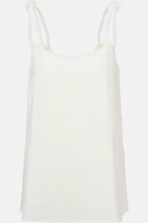 Max Mara Faida gathered jersey top
