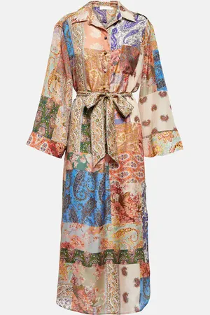 ZIMMERMANN Devi printed silk midi dress