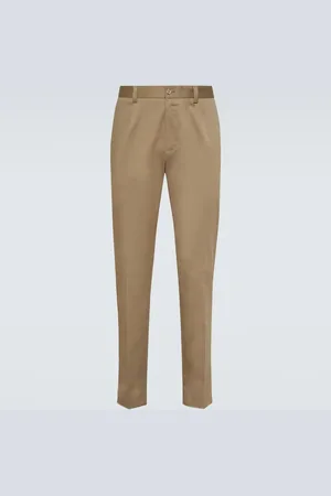 Dolce & Gabbana High-rise cotton-blend chinos