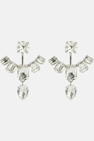 Balmain Crystal pendant earrings