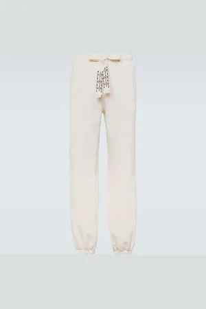 Alanui Akasha cotton jersey sweatpants