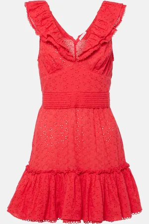 POUPETTE ST BARTH Bruna ruffled cotton minidress
