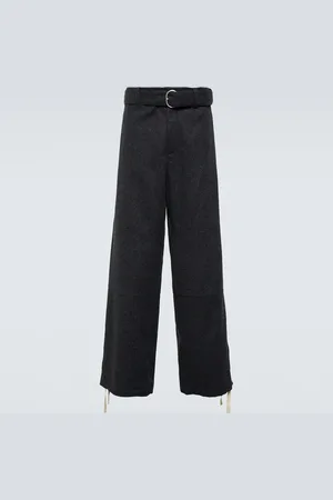 Jil Sander Virgin wool wide-leg pants
