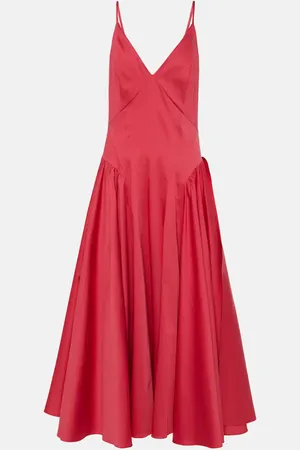 TOVE Solene cotton-blend midi dress