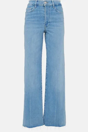 Frame Le Slim Palazzo high-rise wide-leg jeans