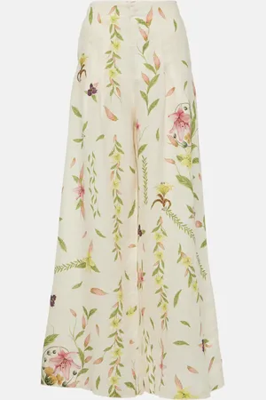 Agua by Agua Bendita PiÃ±on Marina linen wide-leg pants