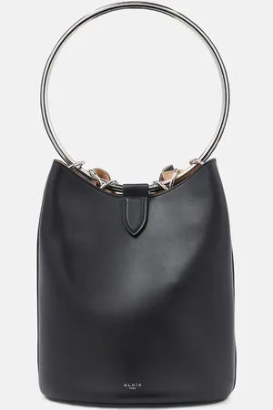 Alaïa Ring Large leather bucket bag