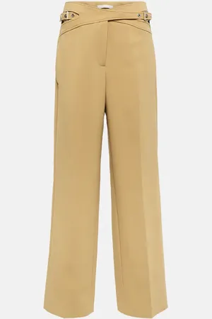 DION LEE Interlock high-rise wide-leg pants