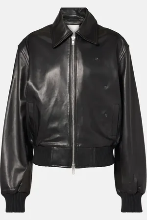 CHRISTOPHER ESBER Leather bomber jacket