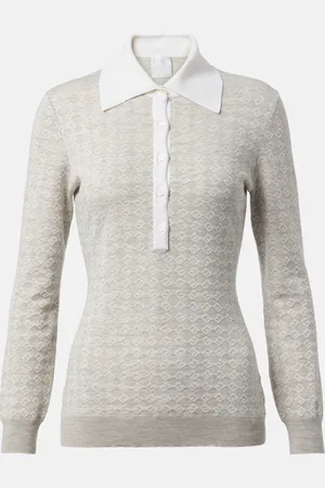 Givenchy Monogram 72 wool-blend polo sweater