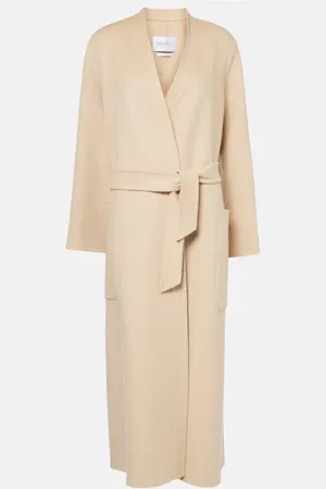 Max Mara Vezzoso camel hair wrap coat