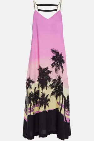 Palm Angels Printed midi dress