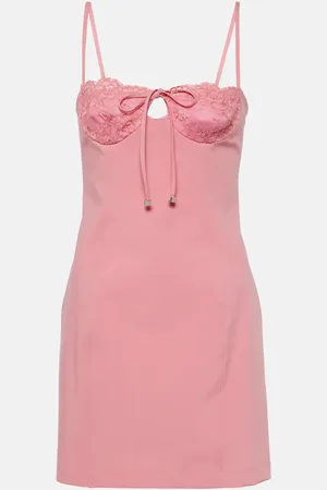 BLUMARINE Lace-trimmed minidress