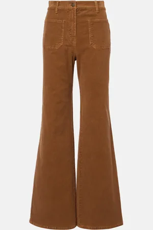 NILI LOTAN Florence high-rise corduroy flared pants