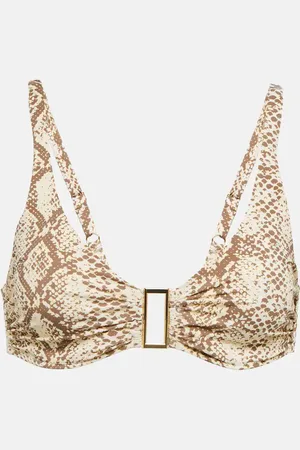 Melissa Odabash Bel Air snake-print bikini top