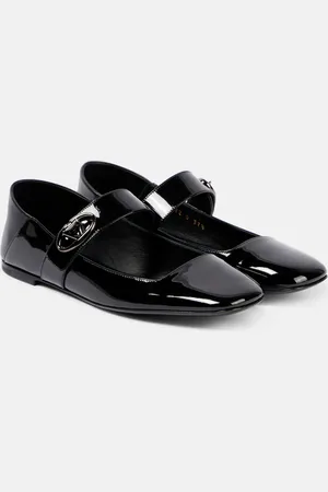 VALENTINO GARAVANI VLogo Locker patent leather Mary Jane flats