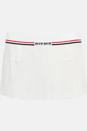 Miu Miu Pleated miniskirt