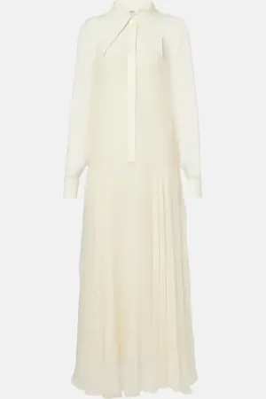 Chloé Silk chiffon shirt dress