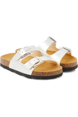 The New Society Metallic leather sandals