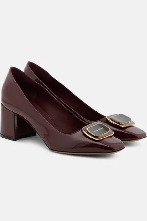 Salvatore Ferragamo Vella 60 patent leather pumps
