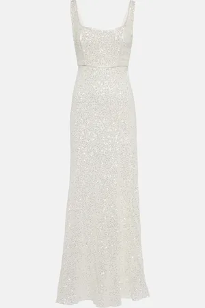 RIXO London Bridal Megan sequined maxi dress