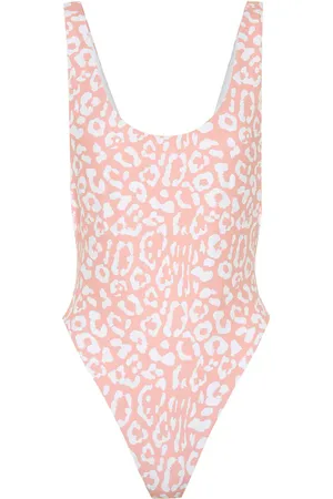Reina Olga Funky leopard-print swimsuit