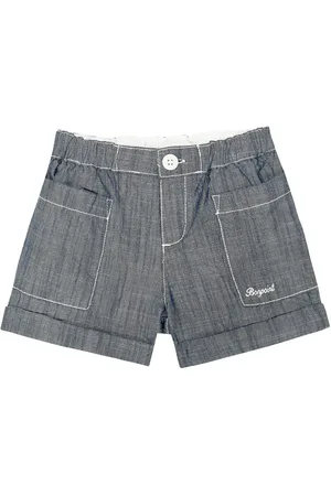 BONPOINT Baby Nateo cotton chambray shorts
