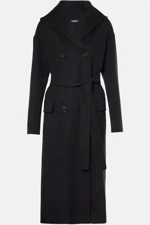Max Mara Favola wool wrap coat