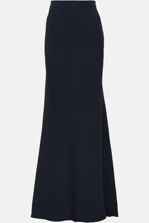 VALENTINO High-rise silk maxi skirt