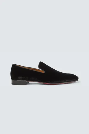 Christian Louboutin Dandelion velvet loafers
