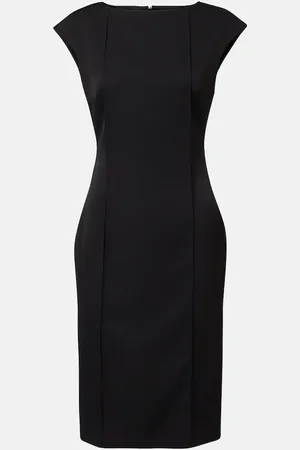 Alexander McQueen Pintuck wool midi dress