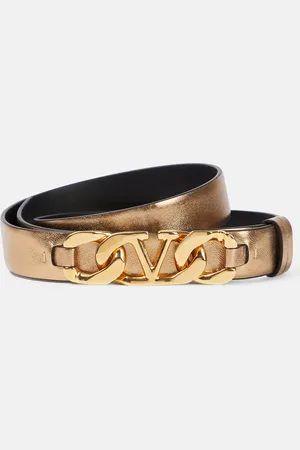VALENTINO GARAVANI VLogo Chain leather belt
