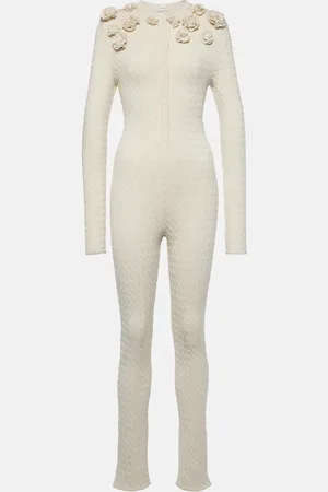 MAGDA BUTRYM Cable-knit silk jumpsuit