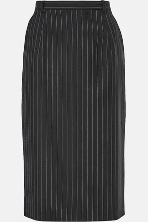 Dolce & Gabbana Pinstripe wool pencil skirt