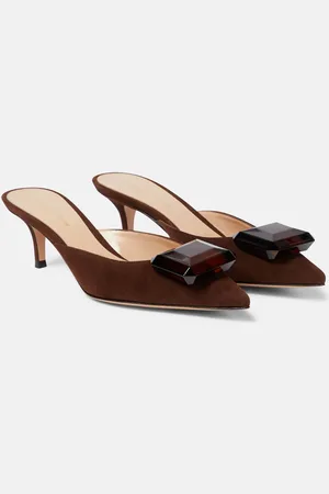 Gianvito Rossi Jaipur suede mules