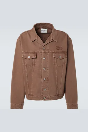 Miu Miu Logo denim jacket