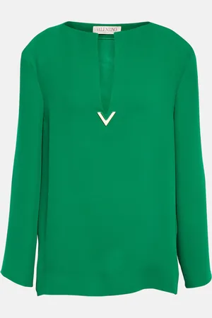 VALENTINO Cady Couture silk blouse