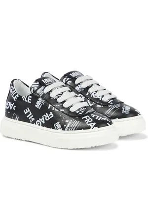 Maison Margiela Logo leather sneakers