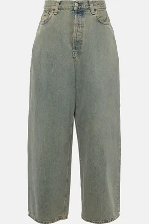 Acne Studios Delta mid-rise wide-leg jeans