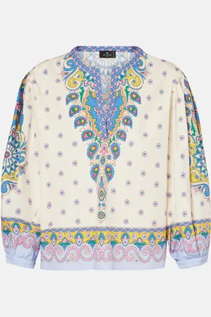 Etro Printed cotton top