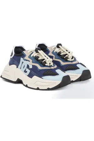 Dolce & Gabbana DG suede-trimmed sneakers