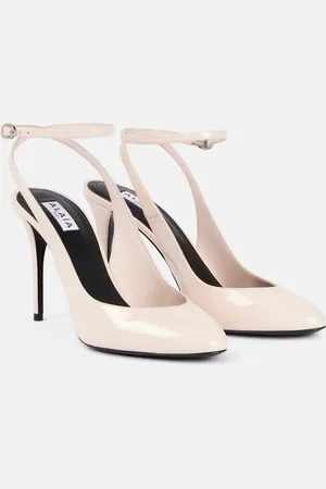 Alaïa Patent leather slingback pumps
