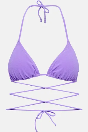 Reina Olga Miami terry triangle bikini top