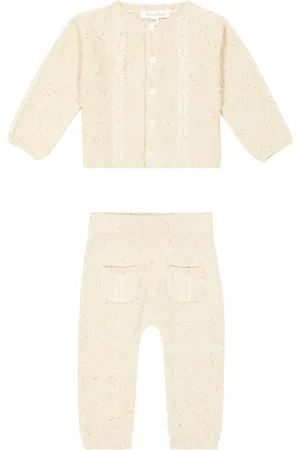 Tartine Et Chocolat Baby cotton cardigan and pants set